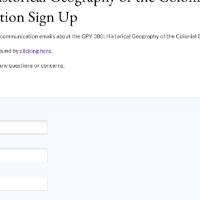 Email Communication Sign Up